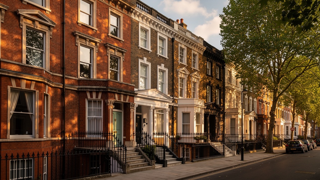 Victorian terraced houses in Battersea, the area Battersea Surveyors was founded